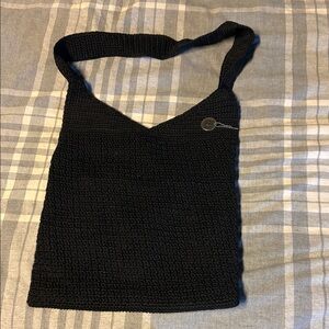 The Sak Black Textured Handbag